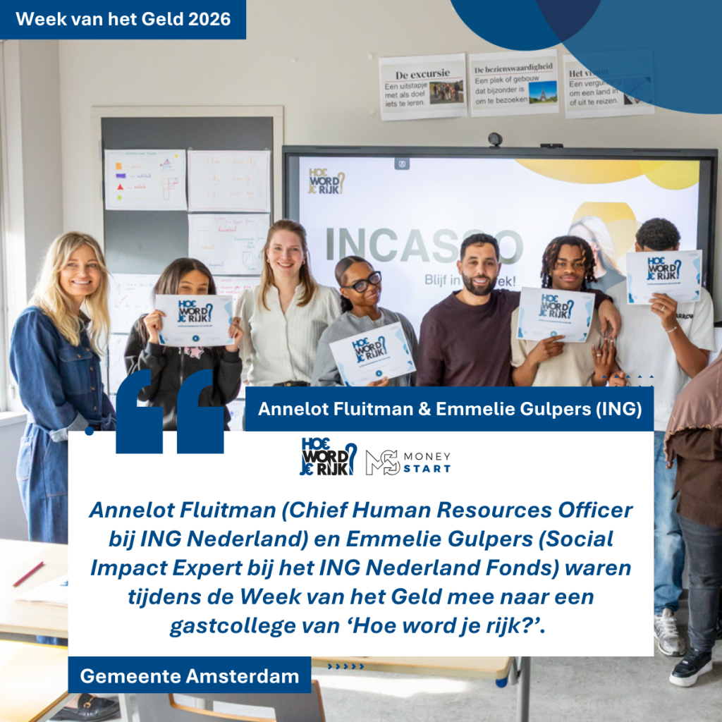 Week van het Geld lesbezoek ING