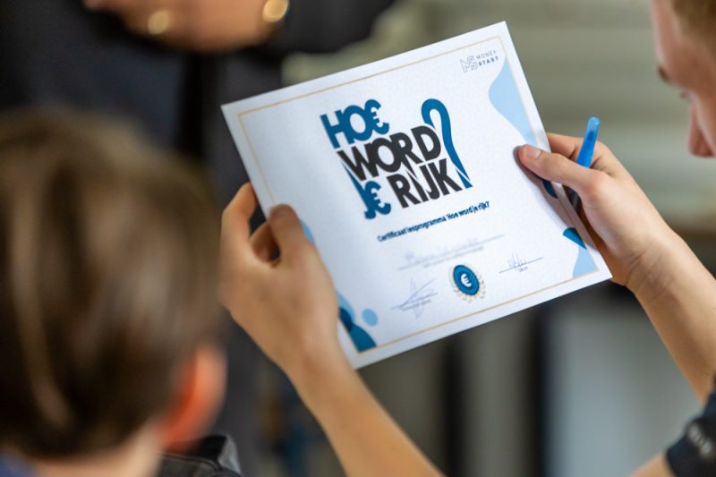 Certificaat 'Hoe word je rijk?'